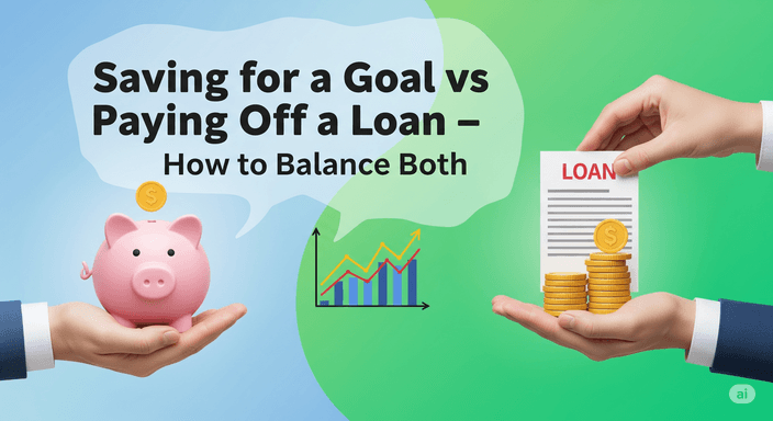 Saving for a Goal vs Paying Off a Loan – How to Balance Both